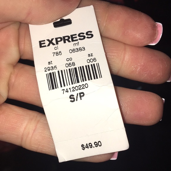 EXPRESS White Crotchet Sundress S - Picture 7 of 8